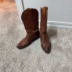 Frye Brown Leather cowboy Boots